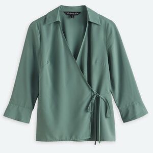 MONTGOMERY POST - Three Quarter Sleeve Blouse